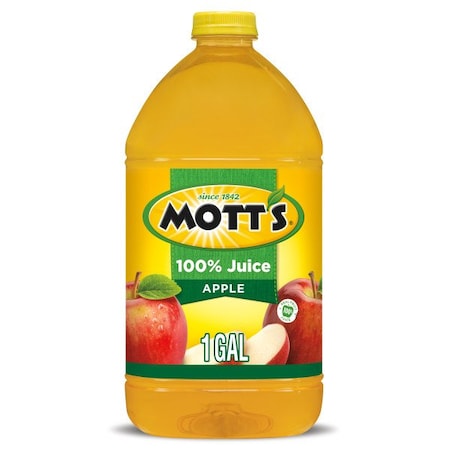 Mott's 100% Apple Juice 1 Gal. Plastic Jug, PK4